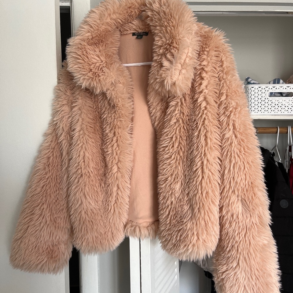 Pink Fuzzy Jacket